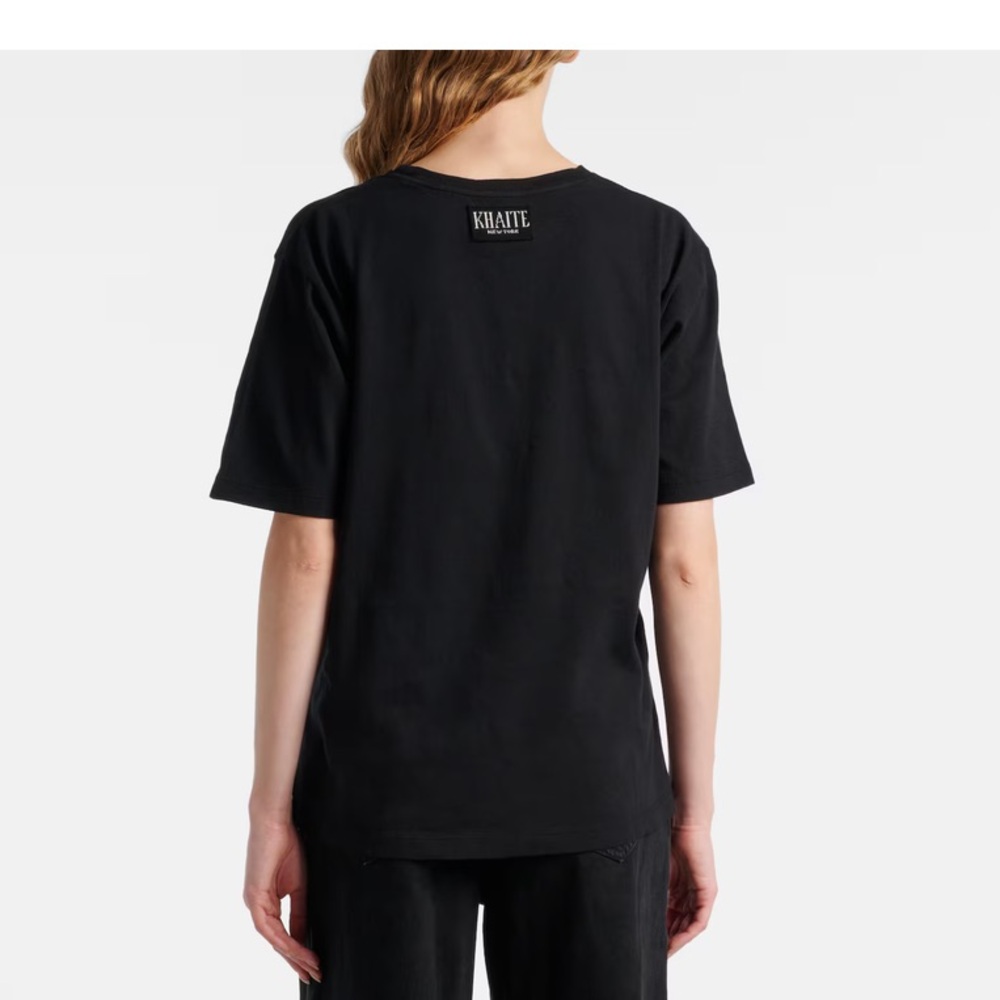 KHAITE Mae cotton jersey T-shirt